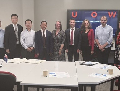 Delegation Led by Liao Guisheng, the Dean of the School of Electronic Engineering Visited the Univers